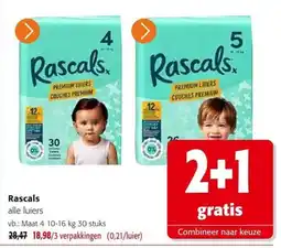 Colruyt Rascals alle luiers aanbieding