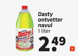 Wibra Dasty ontvetter navul aanbieding