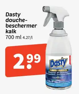 Wibra Dasty douche-beschermer kalk aanbieding