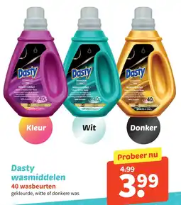 Wibra Dasty wasmiddelen aanbieding