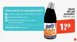 Wibra Dasty wc gel ontkalker aanbieding