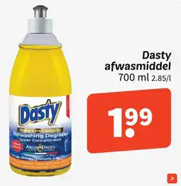Wibra Dasty afwasmiddel aanbieding