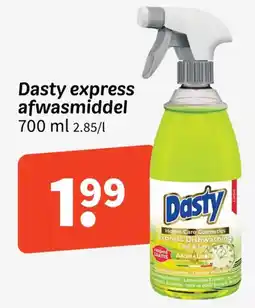 Wibra Dasty express afwasmiddel aanbieding