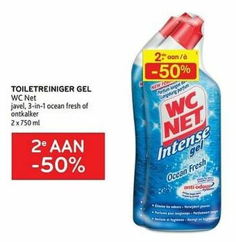 Toiletreiniger gel wc net 2e aan -50%