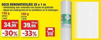 Hubo Deco renovatievlies aanbieding