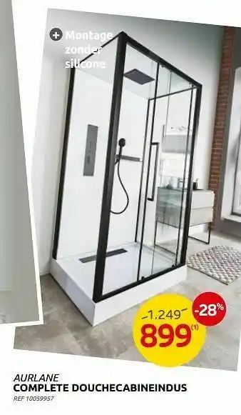 Brico Complete douchecabineindus aanbieding
