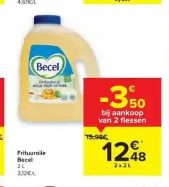Carrefour Frituurolie Becel 2 x 2 L aanbieding