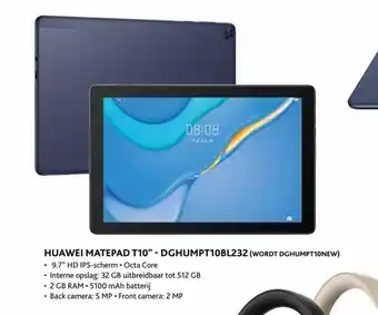 Exellent Huawei Matepad T10''- DGHUMPT10BL232 9.7'' aanbieding