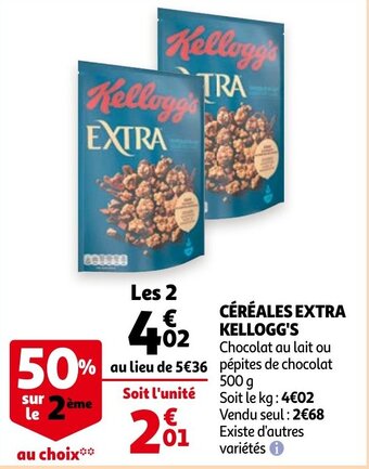 Auchan Cereales Extra Kellogg's aanbieding