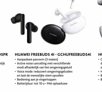 Exellent Huawei Freebuds 4I - GCHUFREEBUDS4I aanbieding