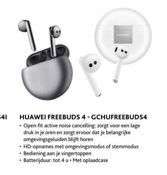 Exellent Huawei Freebuds 4 - GCHUFREEBUDS4 aanbieding
