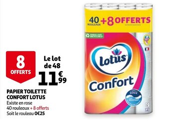 Papier Toilette Confort Lotus