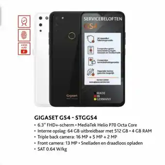 Gigaset GS4 - STGGS4 6.3''