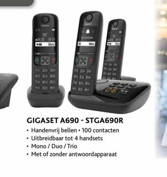 Exellent Gigaset A690 - STGA690R aanbieding
