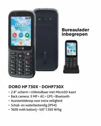 Doro HP 730X - DOHP730X 2.8''