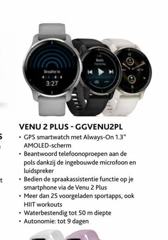 Exellent Venu 2 Plus - GGVENU2PL aanbieding