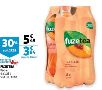 Auchan Fuze Tea aanbieding