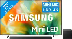 Coolblue Samsung Mini-LED 75 M83H (2026) + Samsung HW-QS700F (2025) aanbieding