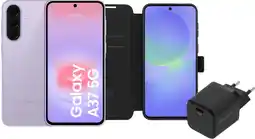 Coolblue Samsung Galaxy A37 128GB Roze 5G + Basis Accessoirepakket aanbieding