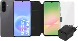 Coolblue Samsung Galaxy A57 128GB Grijs 5G + Compleet Accessoirepakket aanbieding