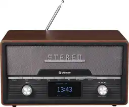 Coolblue Denver MDA-525 Brun Foncé aanbieding
