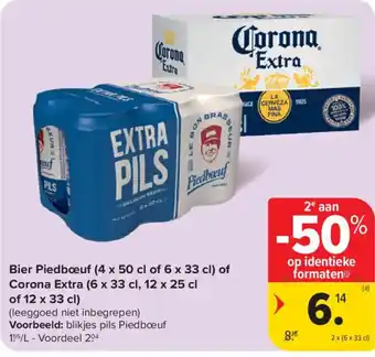 Bier Piedbœuf of Corona Extra