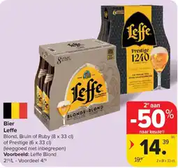 Carrefour Bier Leffe aanbieding