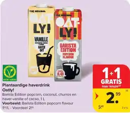 Carrefour Plantaardige haverdrink Oatly! aanbieding