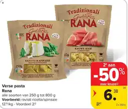 Carrefour Verse pasta Rana aanbieding