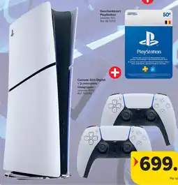 Carrefour Console Slim Digital + 2 controllers inbegrepen aanbieding