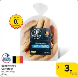 Carrefour Sandwiches Carrefour aanbieding