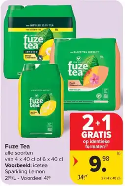 Carrefour Fuze Tea aanbieding