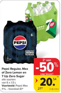 Carrefour Pepsi 7 Up aanbieding