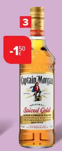 Carrefour Captain Morgan Spiced Gold aanbieding