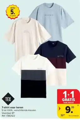 Carrefour T-shirt voor heren aanbieding