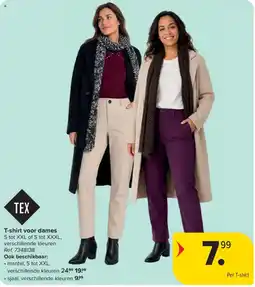 Carrefour T-shirt voor dames aanbieding