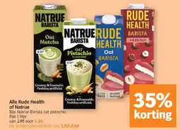 Albert Heijn Rude health of Natrue aanbieding