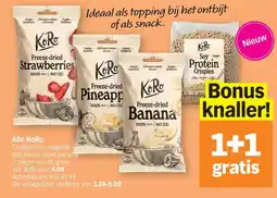 Albert Heijn KoRo freeze-dried banana aanbieding