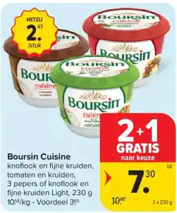 Carrefour Boursin Cuisine aanbieding