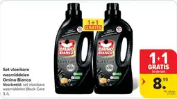 Carrefour Set vloeibare wasmiddelen Omino Bianco aanbieding