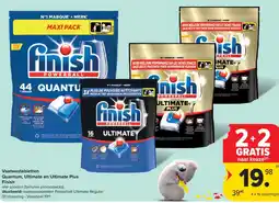 Carrefour Vaatwastabletten Quantum, Ultimate en Ultimate Plus Finish aanbieding