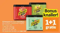 Albert Heijn Schweppes 6 x 0.33 literblikjes aanbieding