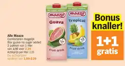 Albert Heijn Maaza Fruit drink aanbieding