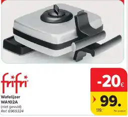 Carrefour Wafelijzer frifri aanbieding