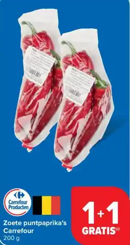 Carrefour Zoete punt paprika's aanbieding