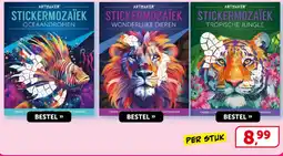Boekenvoordeel Stickermozaïek aanbieding