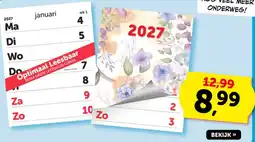 Boekenvoordeel kalender 2027 aanbieding