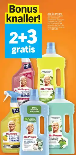 Albert Heijn Alle Mr. Propre aanbieding