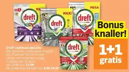 Albert Heijn Dreft vaatwascapsules aanbieding