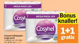 Albert Heijn Cosynel toiletpapier mega-pack aanbieding